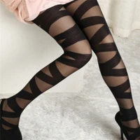 Sexy Skinny Women Stockings Fashion Goth Rocker Cross Bandage Straps Pants Pantyhose Tights Stockings Wholesale.jpg