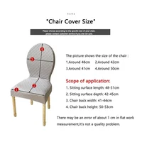 Round Back Chair Cover Jacquard Adjustable Large Size Luxury Chair Pad Case 2024 Christmas Seat Cover Streach Dining Chair Cover 2
