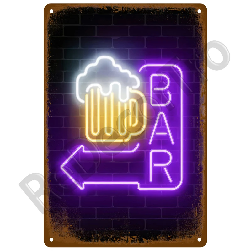 Vintage Home Decor Whiskey Metall Zeichen Plakette Pub Retro Alkohol Zinn Zeichen Bier Wand Kunst Für Bar Pub Club Mann Höhle dekorative Platte – Detail 15