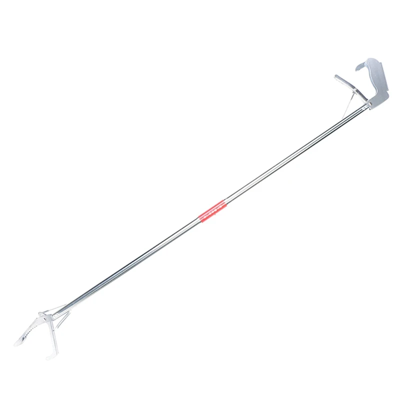 Foldable Tongs Stick, Garbage Clip,Aluminum Alloy,Safe Handling,Garbage Clip Snake Clip Stainless Steel Straight