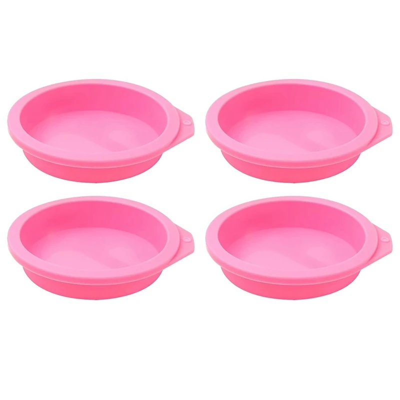 

4 Pcs Silicone Air Fryer Egg Molds For Muffin Lids, Toast, Non-Stick Air Fryer Accessories
