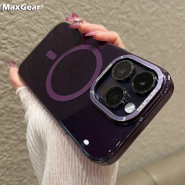 Cool Carcasa Magnética Transparente para iPhone 11