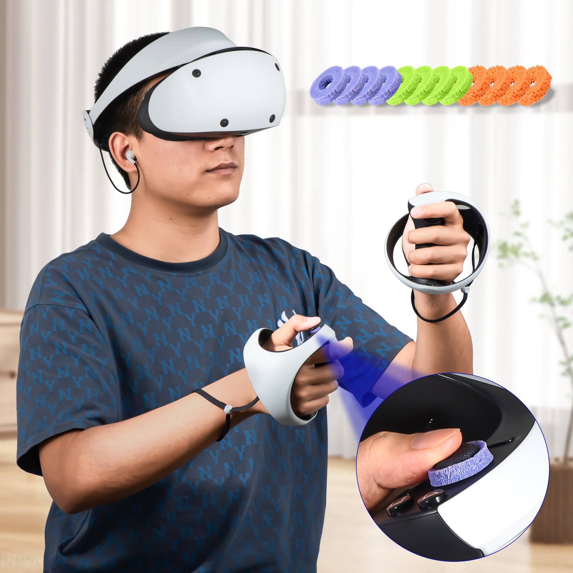 

Anti-friction Protective Ring For ROG ALLY For Steam Deck Console Joystick Protective Ring For PSVR2 Handle Remote Stick