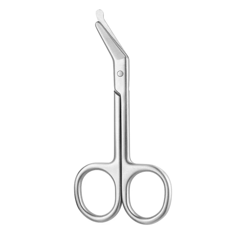 

Stainless Steel Bandage Scissors 11.2/14CM Nursing Scissors for Medical Home Use