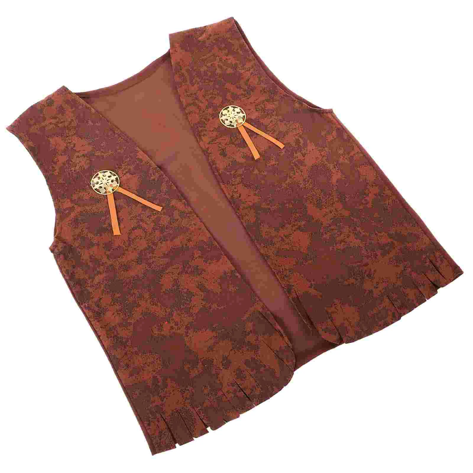 

Western Theme Vest Kids West Costume Accessories Kids Fancy Dress Cool Costume XL