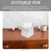 Square Tissue Box Holder Plastic Household Tissue Box Cover Rectangular Napkin Box Tissue Storage Box Paper Towel Holder Home 5
