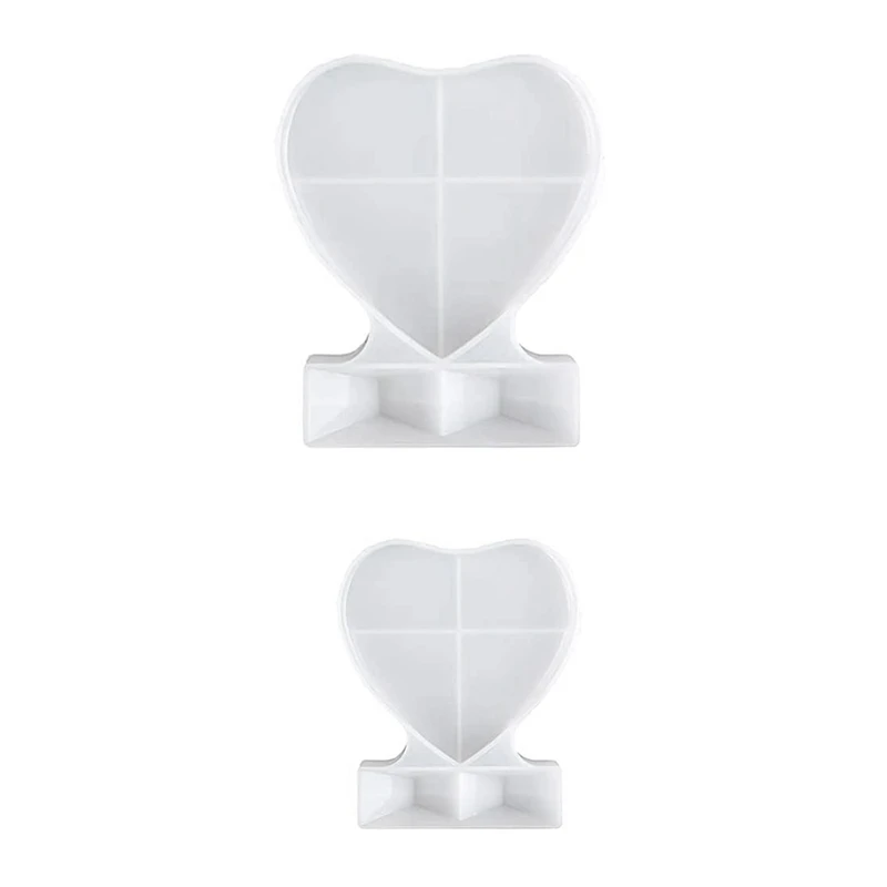 

Формы из смолы 2 размера, форма для фоторамки в форме сердца, силиконовый инструмент для фотографий «сделай сам» для изготовления поделок ручной работы, домашнего декора