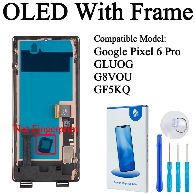 Google Pixel 6 Pro Display With Touch Screen Replacement Combo