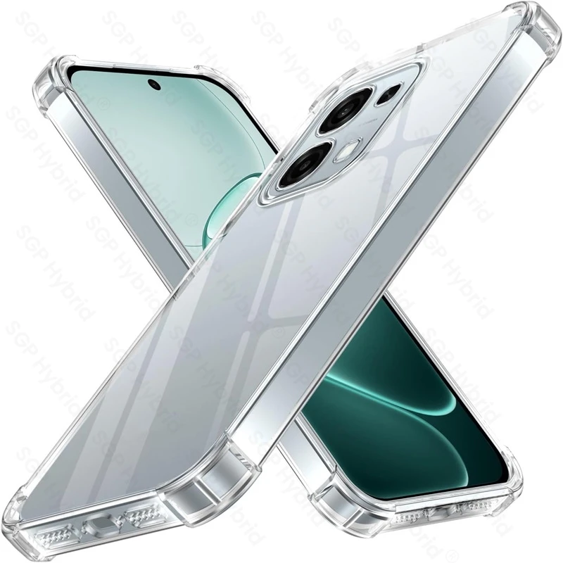 Anti-Yellowing Clear TPU Soft Phone Case with Camera Protection