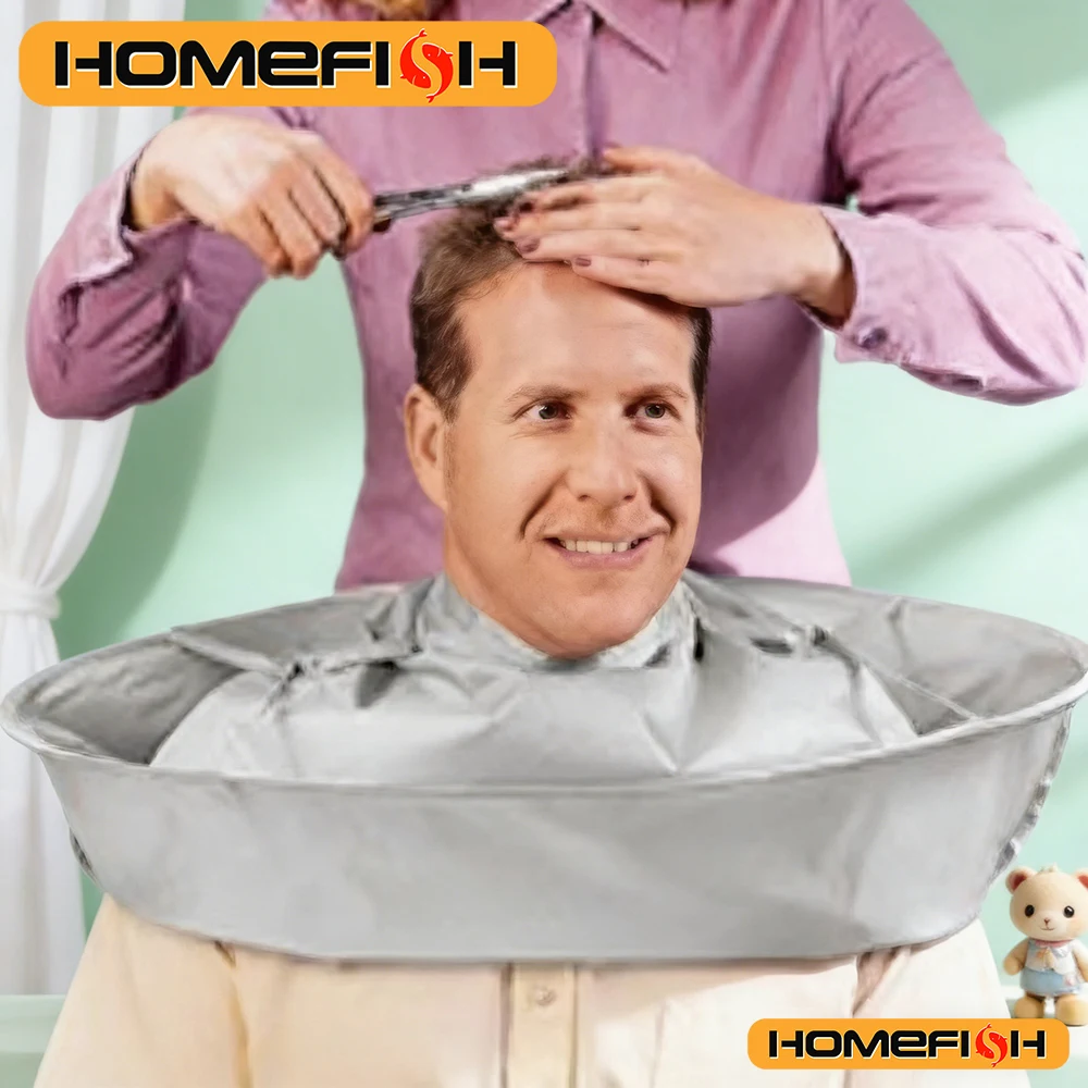 Multipurpose Hair-Styling and Shaving Protective Cape
