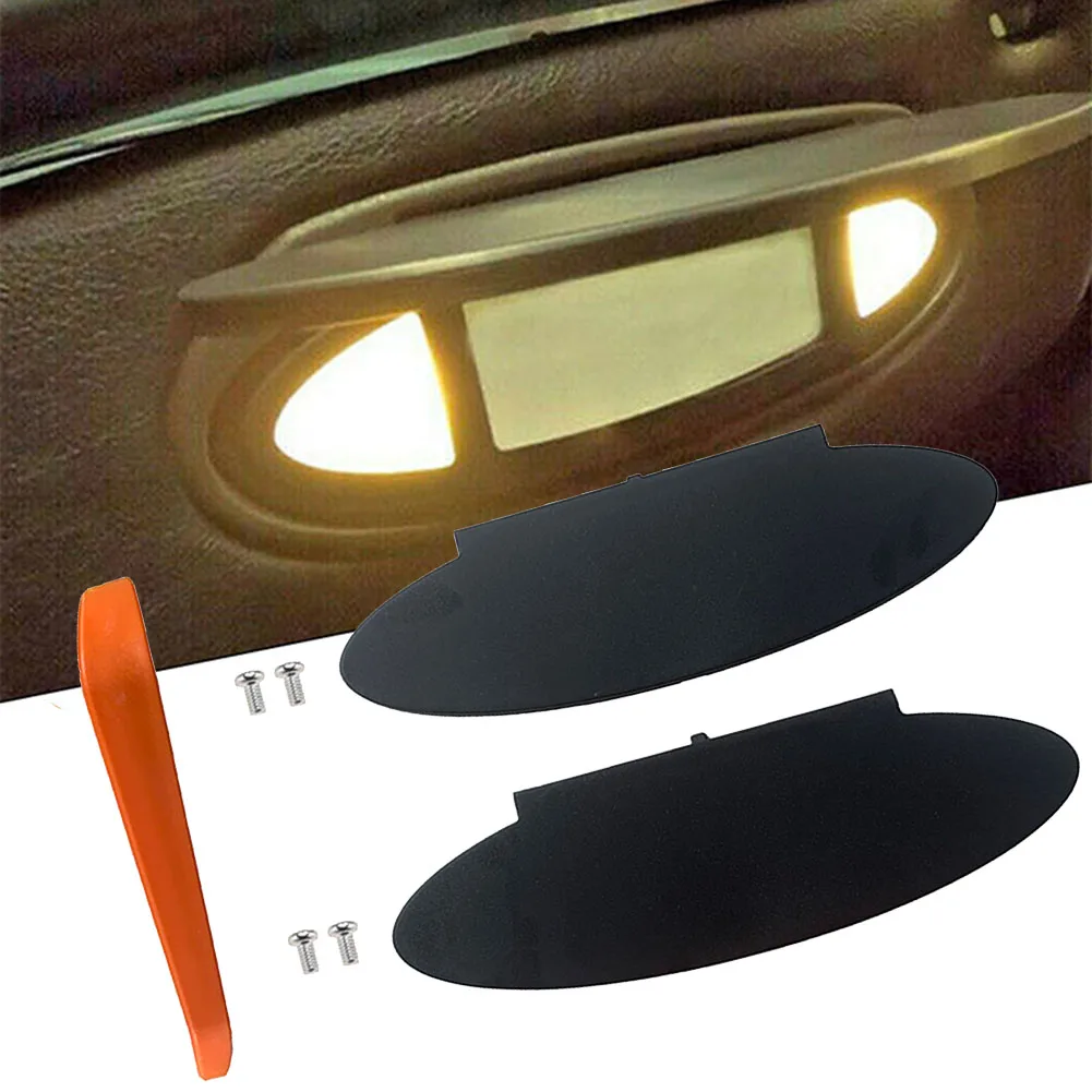 2Pcs Replacement Sunvisor Vanity Mirror Cover For Porsche 911 996 997