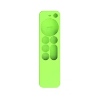 Silicone Dustproof Remote Control Cover Portable Control Cases Protection for Apple TV 4K Shock-Resistant Case Bag 2