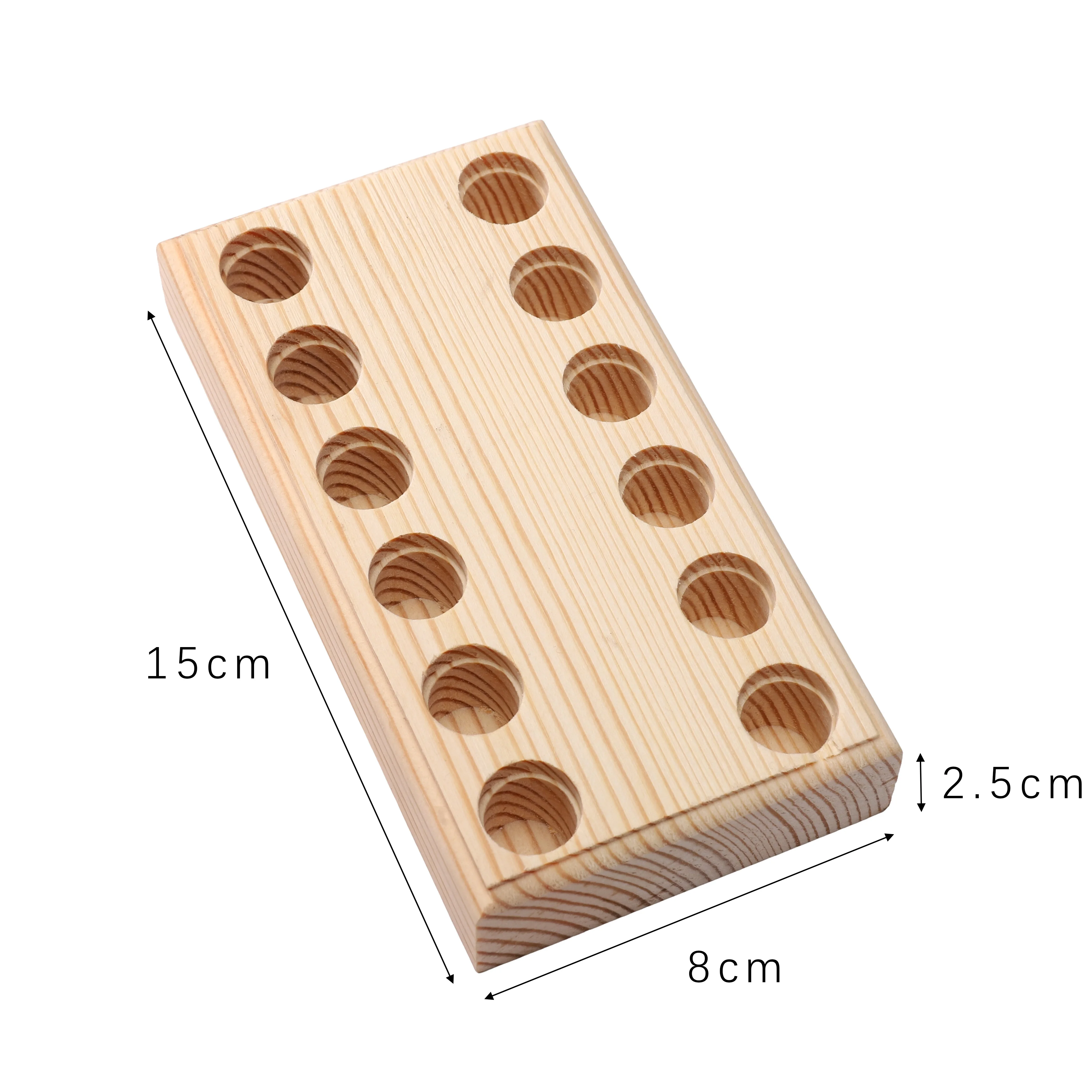 1PC Handmade Solid Wood Pliers Organizer Convenient Storage for Jewelry-Making Tools Keeps Workspace Orderly and Efficient
