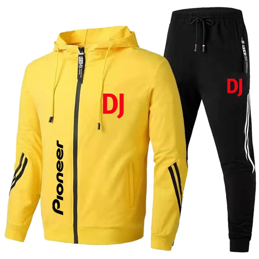 2023 Men's Pioneer Pro DJ Sportswear Set Autumn Sportswear Two Piece Men's Jacket Sportswear Men's Sportswear