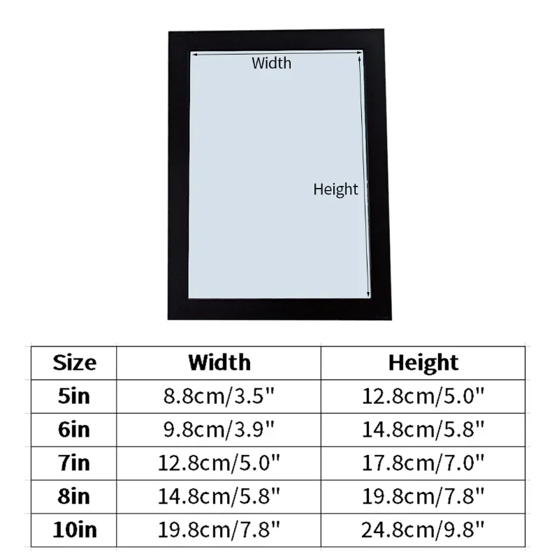 Photo Frame Acrylic Display Holder Acrylic Photo Frame Wall Picture Creative Paintings Photo Display Stand Room Decor Desktop Ornament