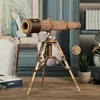 Robotime Rokr 1:1 DIY 314pcs Telescopic Monocular Telescope Wooden Model Building Kits Assembly Toy Gift for Children Adult 2