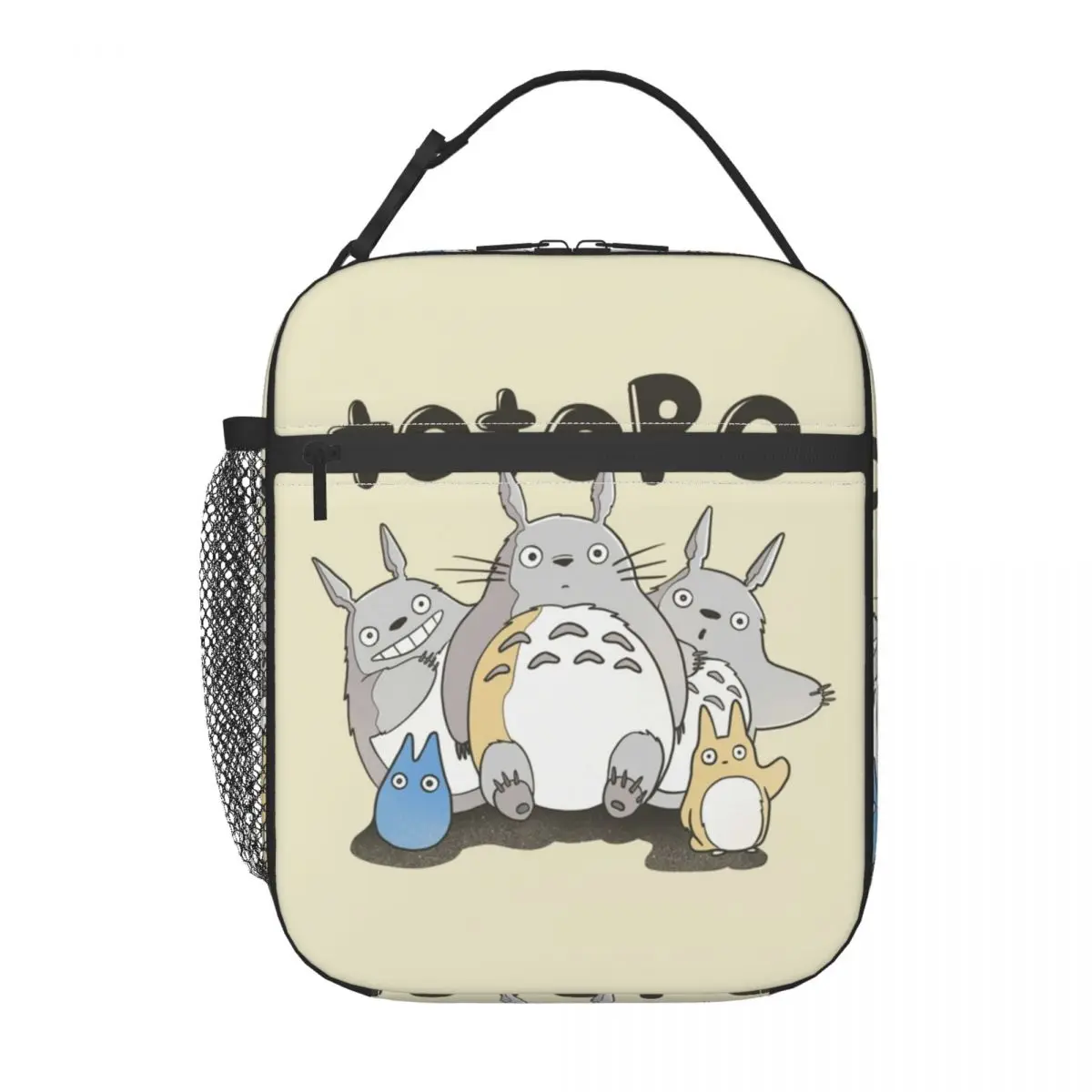 Totoro-Miyazaki Anime Merch Insulated Lunch Bags For School Food Storage Bag Portable Thermal Cooler Lunch Boxes