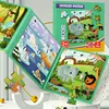 Children's Magnetic Advanced Puzzle 3-6 Year Old Baby Kindergarten Early Education Enlightenment Cartoon Magnetic Puzzle Toy 1