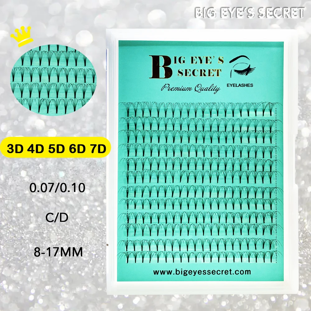 

Lash Premade Volume Fans 3D/4D/5D/6D/7D Short Stem Eyelashes Faux Mink Lash Eyelash Extensions Russian Volume Lashes