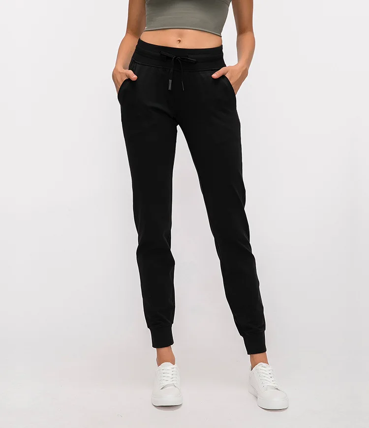 Women's Sport Joggers Fitness Stretchy Jogger Fitness Pockets D19069