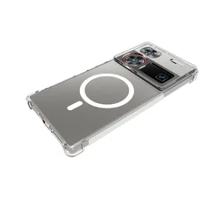 Ultra Soft Clear Back Transparent Case - Enhanced Protection & Style for ZTE nubia Z50 Ultra (Clear)