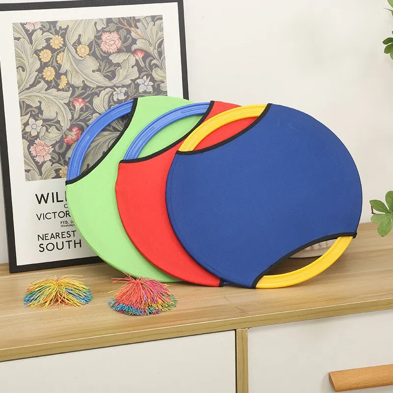 BouncingCircleThrowingTrainingToysKidsAdultOutdoorInteractiveCooperativeGamesElastic