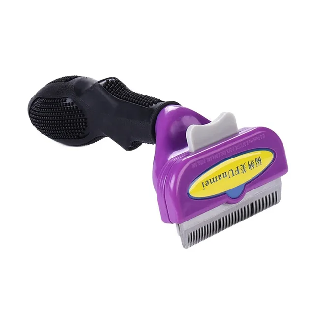 Pet Cat Hair Removal Combs Pet Grooming Brush Dogs Cats Hair Shedding Massage Combs Cat Hair Remover Cleaning Grooming Cat Brush 3
