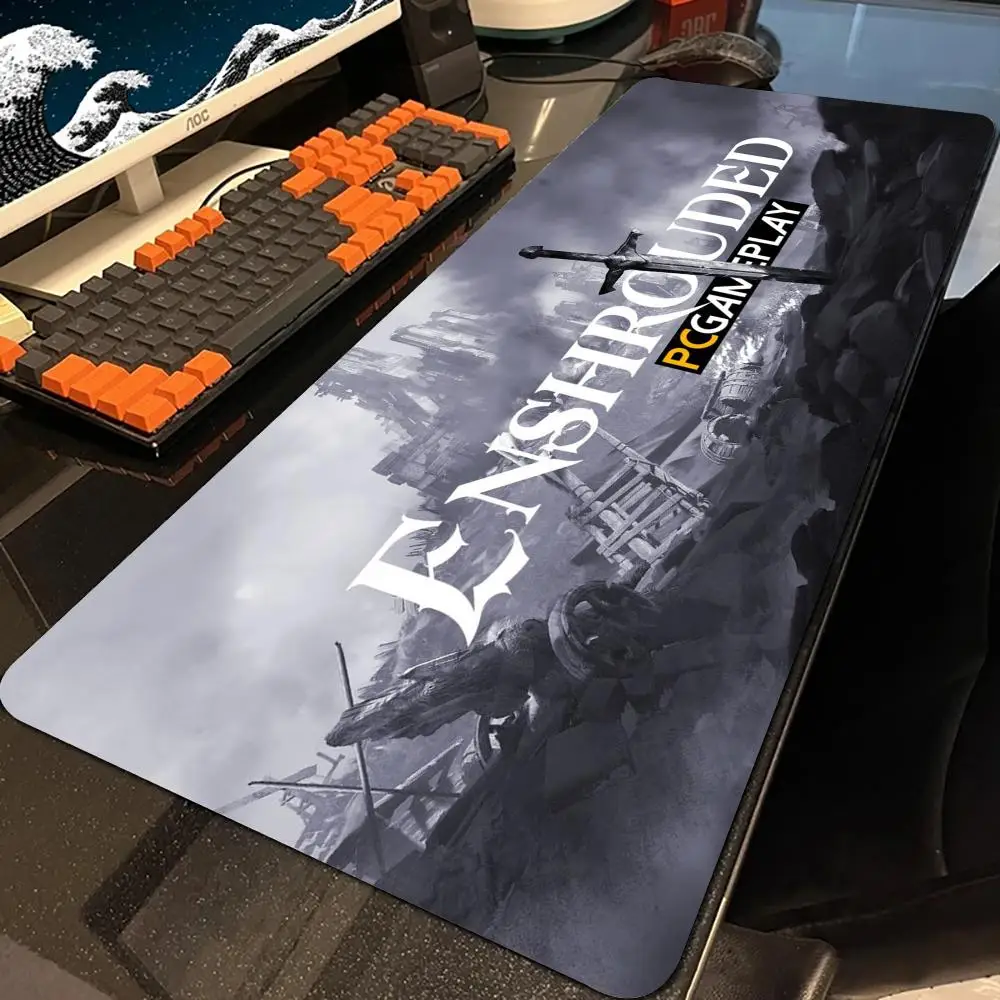 

Popular survival Mouse Pad Large Computer Mouse Pad Gaming Mouse Pad Waterproofvideo game Enshrouded PU Leather Mouse Pad