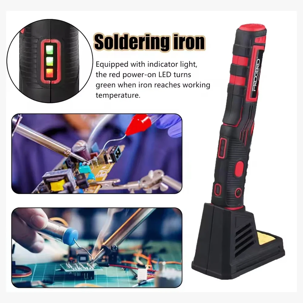 Rechargeable wireless Soldering iron 1800mAh Soldering Iron Repair Welding tool Home outdoor welding pen kit