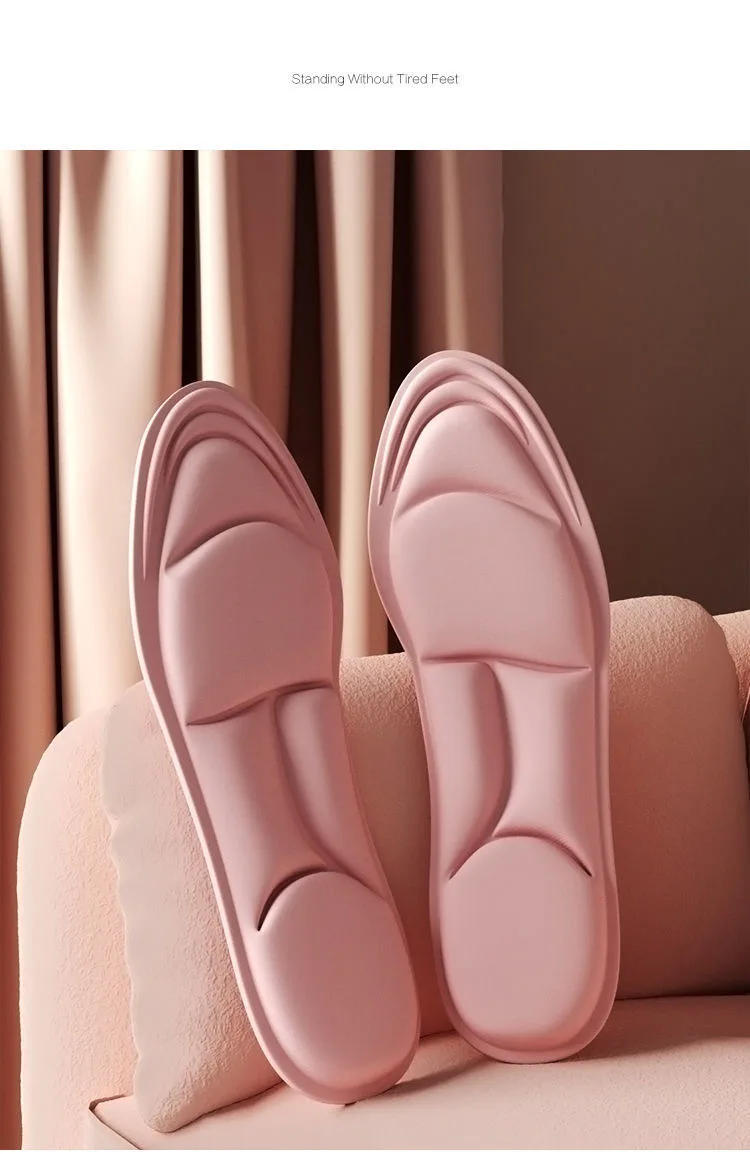 Buty z pianki memory 5D dla kobiet mężczyzn pielęgnacja stóp ortopedyczne sklepienie łukowe wkładki do butów oddychające wkładki sportowe do biegania_voghion.com