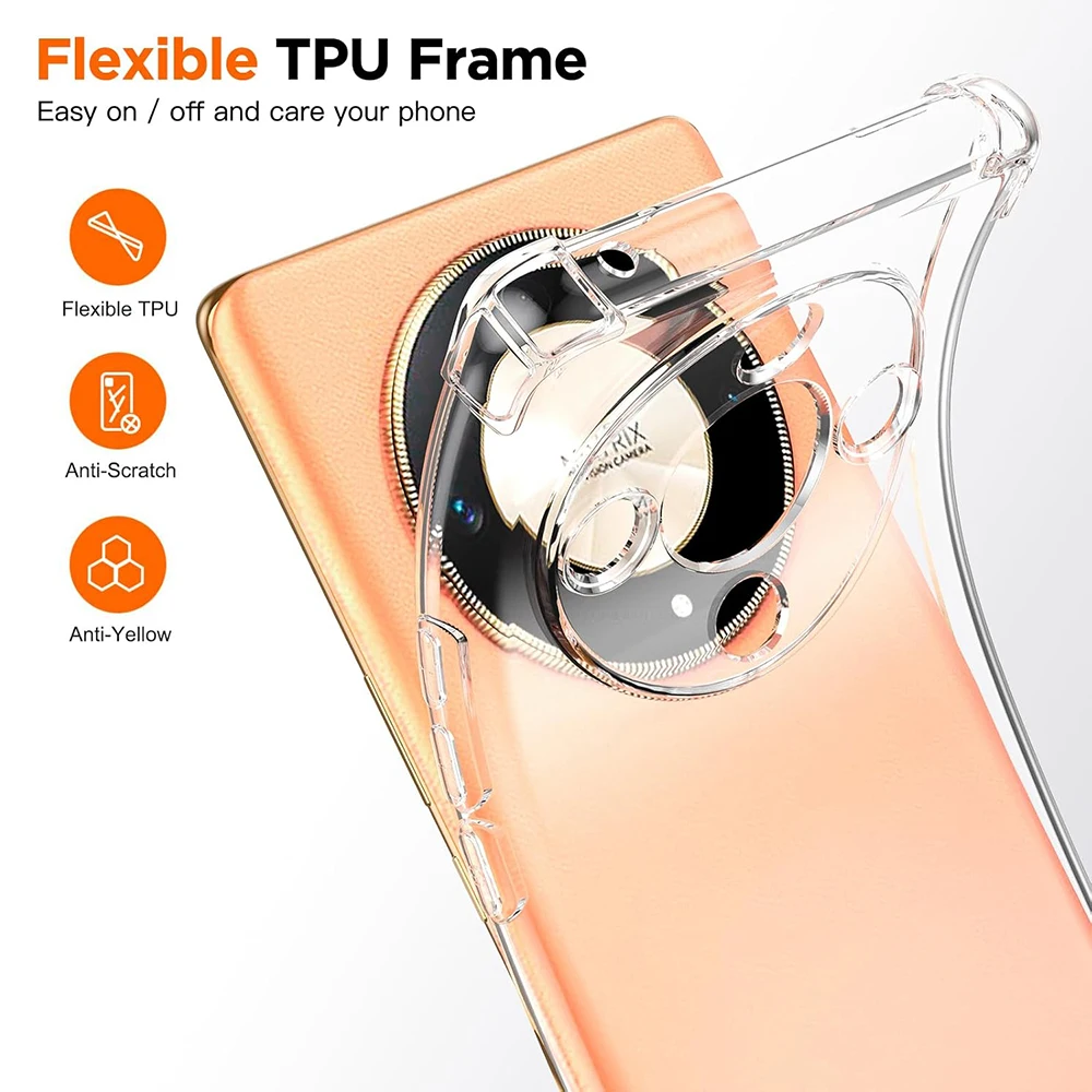 Shockproof Ultra Thin Silicone Clear Back Case