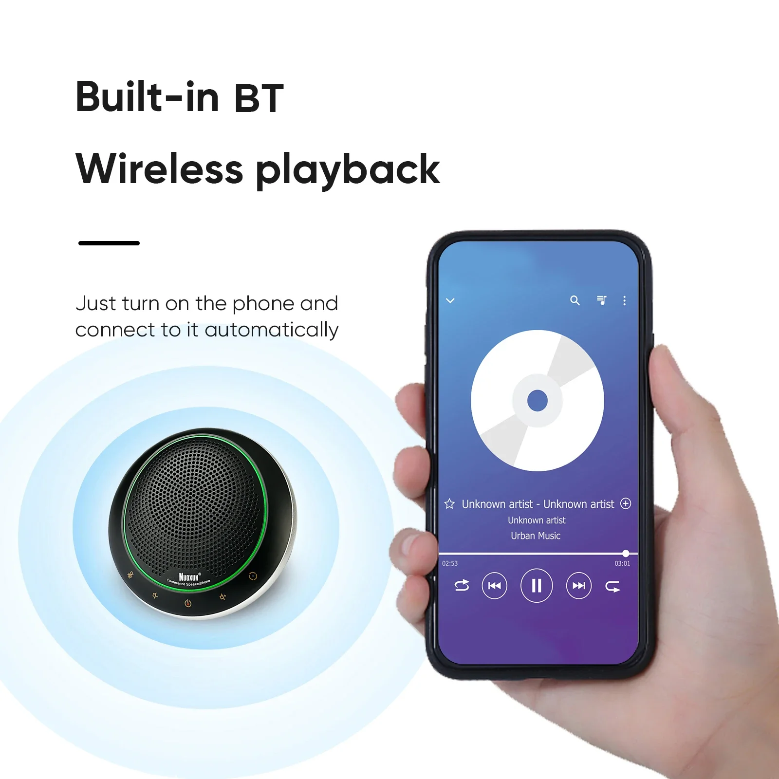 All-in-One Video Audio Conference Room Camera System Zoom USB Conferencing Speakerphone
