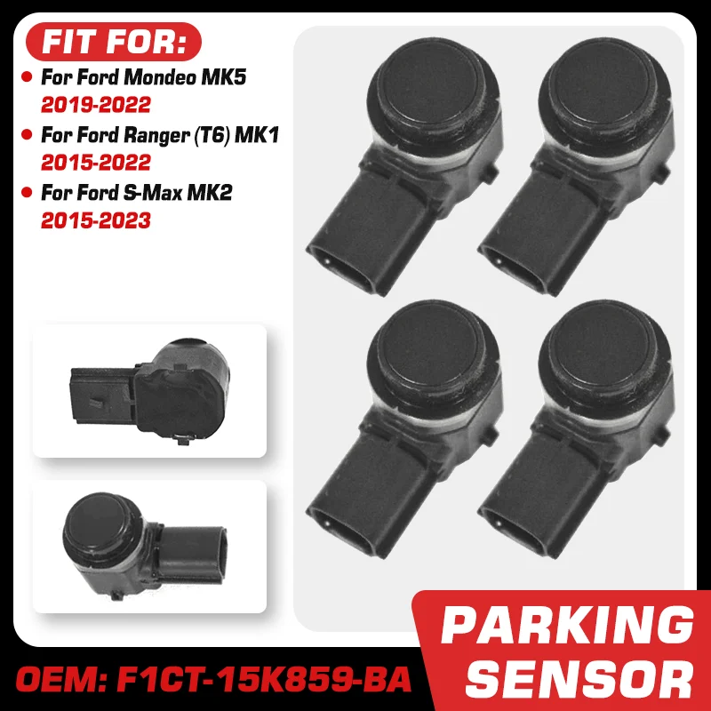 F1CT-15K859-BA Car For Ford Mondeo MK5 Ford Ranger MK1 S-Max MK2 2015- PDC Parking Sensor F1ET-15K859-AA EM2T-15K859-AA