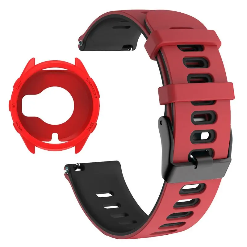 Silicone Anti-Scratch Protective Case with Strap - Soft Protector Cover & Watchband in One