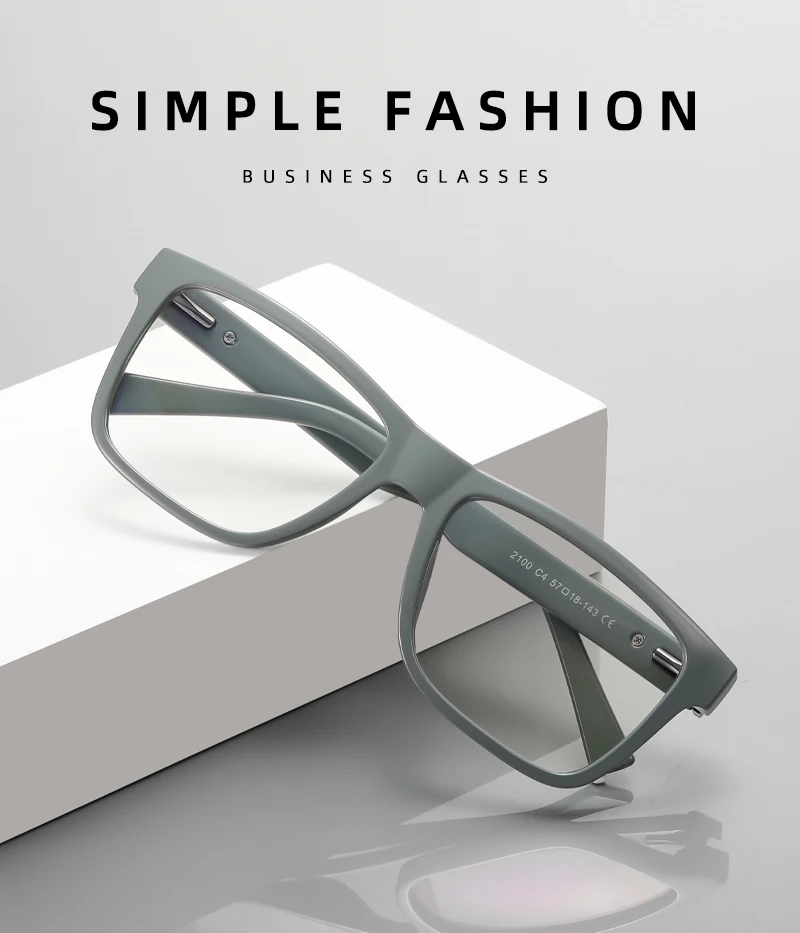 CLLOIO Neue Sport Stil Lesebrille Rahmen Outdoor Reiten Myopie Gläser Mode Optische Gläser Anpassbare Rezept – Detail 5
