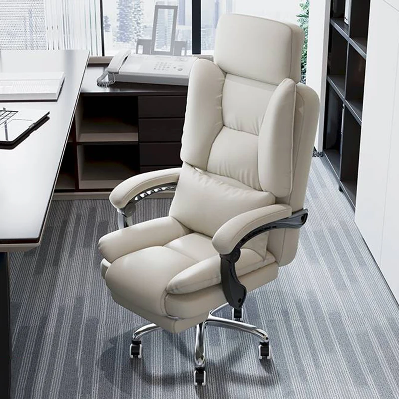 Ergonomic Office Chair Comfort Wheels Swivel Luxury Office Chair Modern Design Multifunction Sedia Ufficio Office Furniture beauty modern barber chairs luxury simplicity stylist comfort swivel chair handrail vintage sedia girevole furniture hd50lf