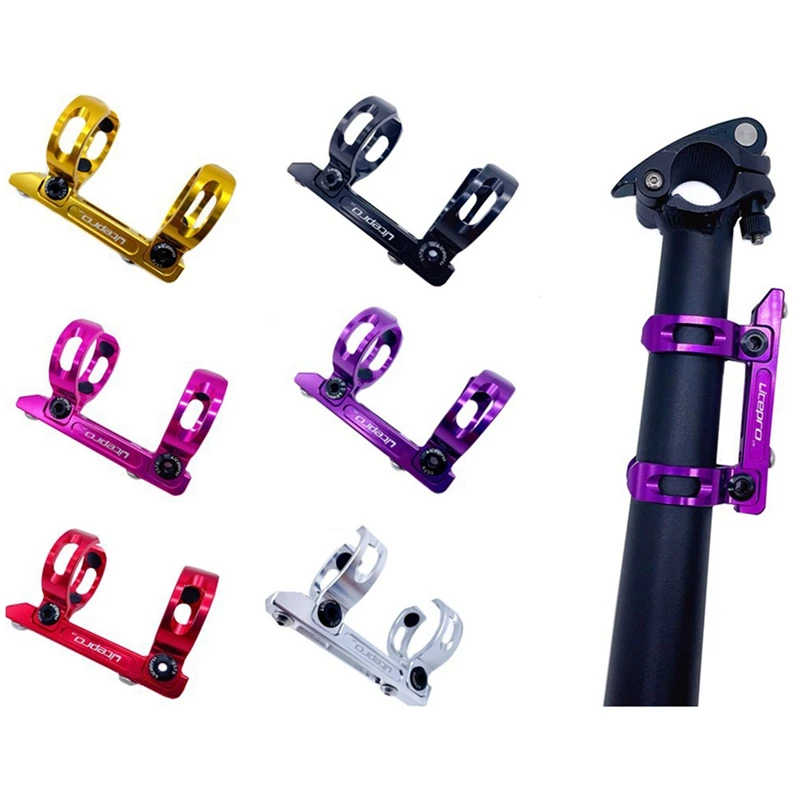 Litepro 412 Folding Bike 34.9Mm 33.9Mm Seatpost Kettle Holder Mount Aluminum For Birdy Seatpost Water Bottle Cage Bracket