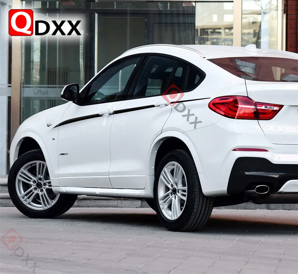 

Автомобильный Стайлинг M Performance Accent полосы боковая полоса графика Талия виниловые наклейки для BMW X4 M F26