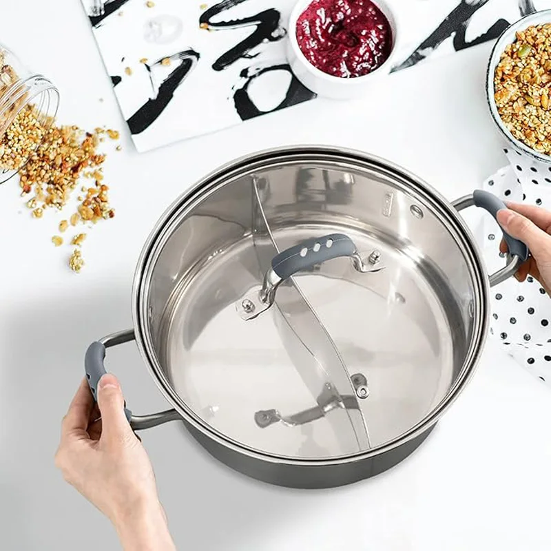 6Pcs Silicone Heat Insulation Pot Handle Non-slip Pot Handle Cover High Temperature and Wear Resistance Handle Kitchen Gadgets