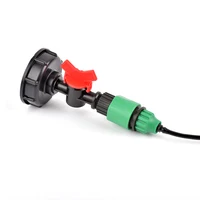 IBC Tank Adapter Fuel Tank Fitting S60 Thread Cap 60mm to1"3/4"1/2" Female Tap Connector Garden Irrigation Valve Fitting 2