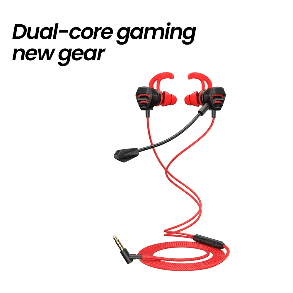 Écouteurs intra-auriculaires filaires USB-C/3,5 mm avec double micro stéréo, casque gaming pour iPhone 16 et Samsung. Compatibles iPhone 15 et 16 pouces._voghion.com