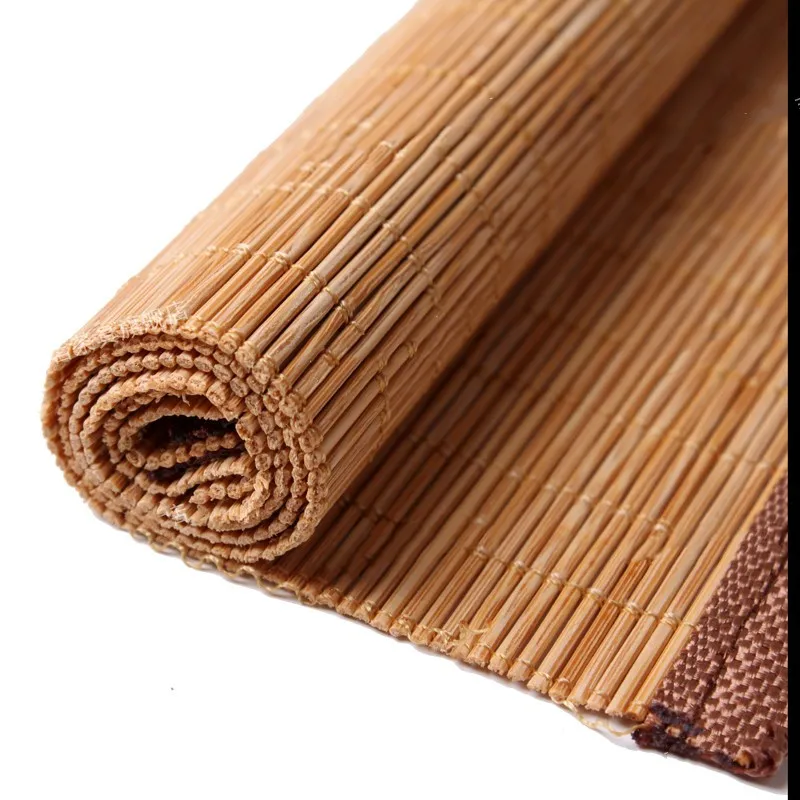 Natural Bamboo Tea Mat Hand-woven Tea Tray Bamboo Curtain Desktop Protective Mat Filter Supplies Chinese Teaware Accessories