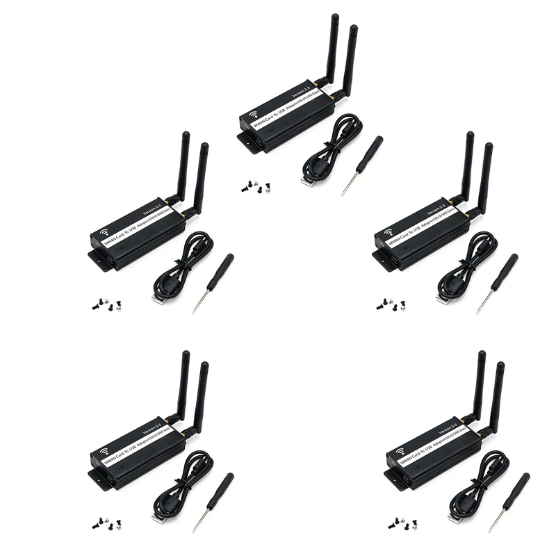

5X Wireless NGFF M.2 Key B To USB Adapter With Sim Card Slot For WWAN/LTE/4G Module For Desktop/Laptop