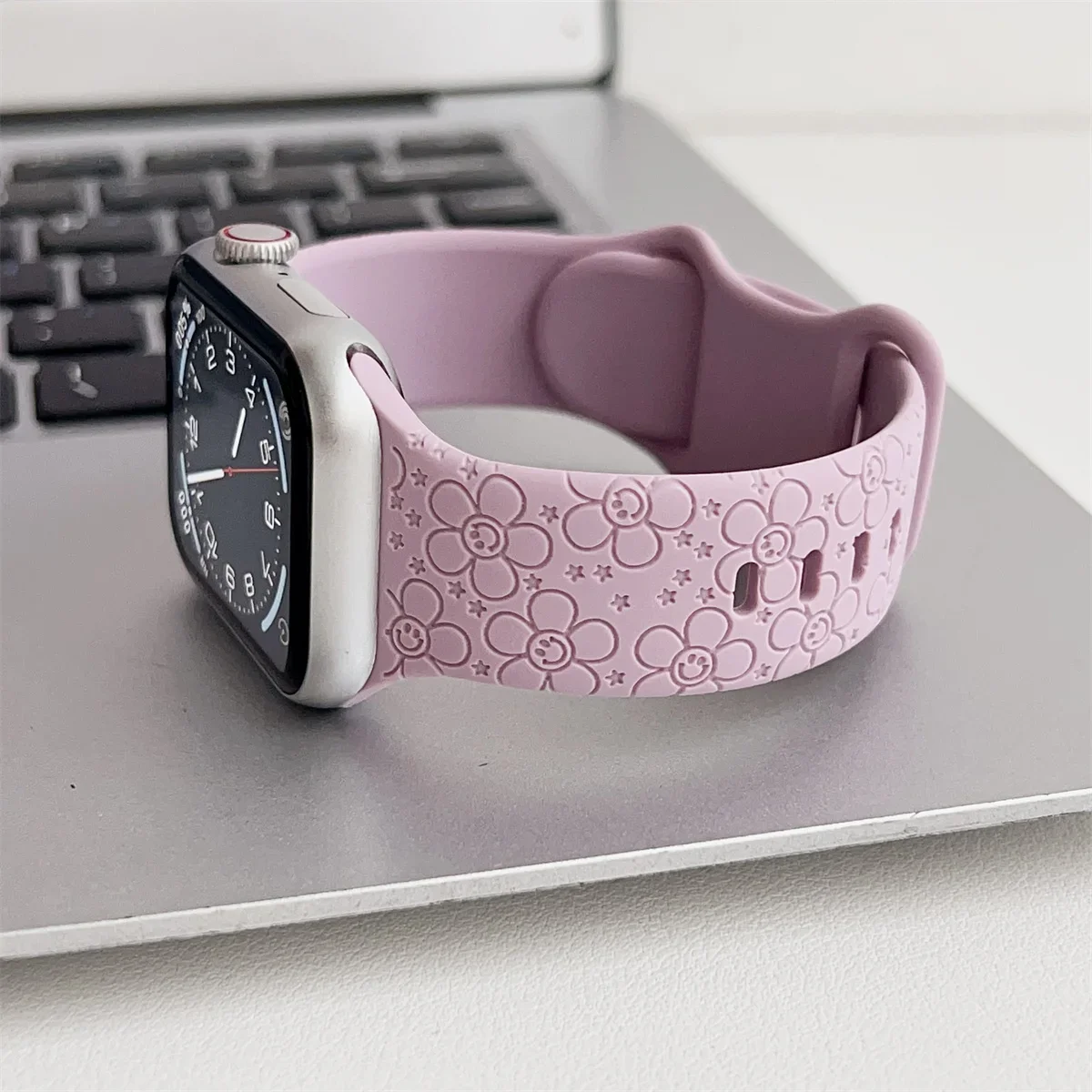 Watch Band For iWatch 42/44/45/49mm 38/40/41mm Silicone Fashion Watch Strap for Watch Series Ultra2 Se 9/8/7/6/5/4/3/2/1_voghion.com