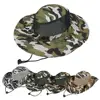 Outdoor Breathable Mesh Camouflage Bucket Hat Sun Protection Hunting Fishing Hiking Cap 5