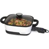 07118 Tuxedo Precision Multi-Cooker Digital Skillet, 12", White 4