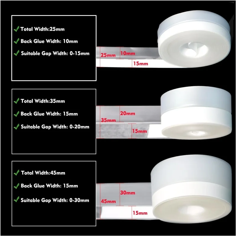 Self-Adhesive Silicone Weatherproof Seal Strip