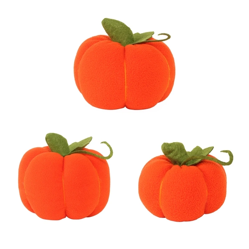 

Vibrant Pumpkin Throw Pillow, for Home Decor or Kids' Room