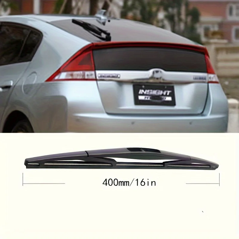 16" Rear Wiper Blade  Windshield Windscreen Clean Window Car Rain Brush For Honda Insight Hatchback MK2 2009 - 2011 2