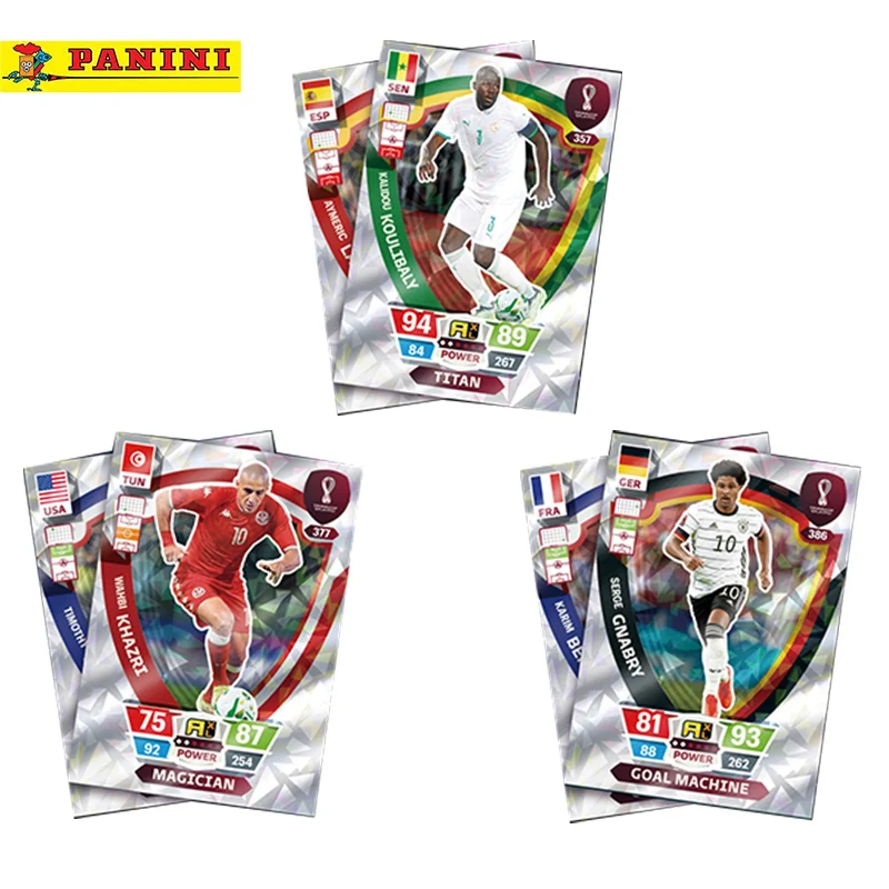 Panini 2022 Football Star Cards Box Qatar World Cup Soccer Star Collection  Ronaldo Messi Footballer Limited Fan Cards Box Set - AliExpress